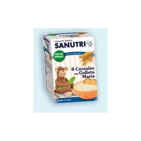 Sanutri Papilla 8 Cereales Galleta Maria 600gr