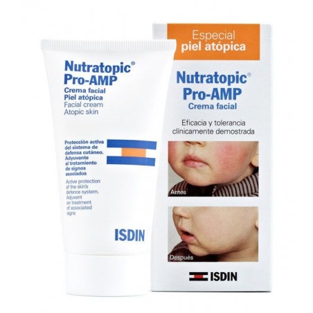 Isdin Nutratopic Pro-AMP Crema Facial Piel Atópica 50 ml
