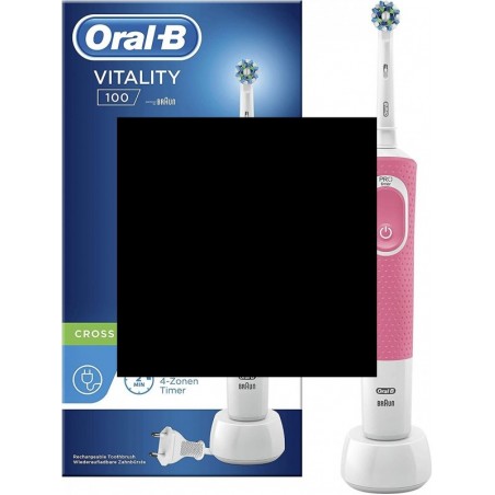 Oral-B Cepillo Dental Eléctrico Recargable Vitality 100 Cross Action Rosa