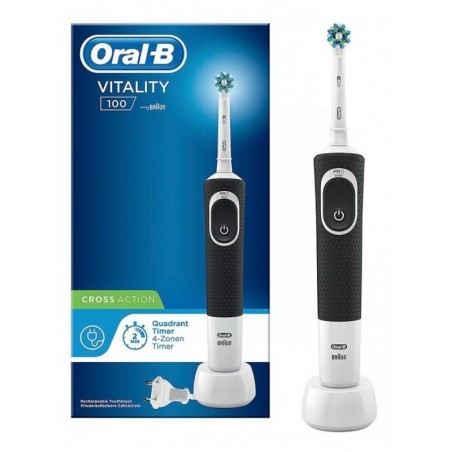 Oral-B Cepillo Dental Eléctrico Recargable Vitality 100 Cross Action Negro
