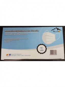 Mascarilla Higiénica Blanca...