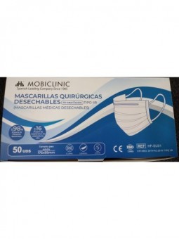 Mascarilla Quirúrgica Azul...