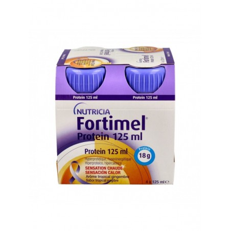 Fortimel Protein Sabor Tropical Jengibre 4 x 125ml
