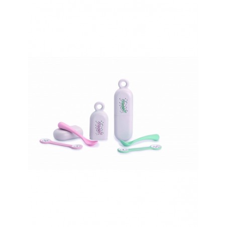 Suavinex Set Cuchara y Portacuchara 1ud +4m