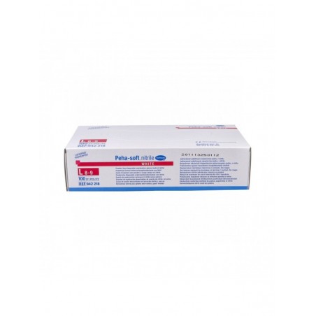 Guantes Nitrilo Blanco T-L 100 Uds Hartmann Peha Soft