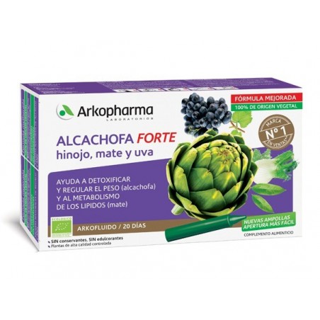 Arkofluido Alcachofa Forte 20 Unidosis Arkopharma