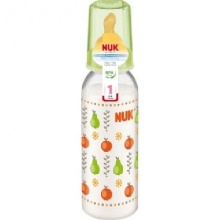 Nuk Biberon PP con Tetina de Látex Talla1 110 ml
