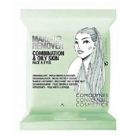 Comodynes Make Up Remover Bardana Piel Mixta-grasa 20 Toallitas