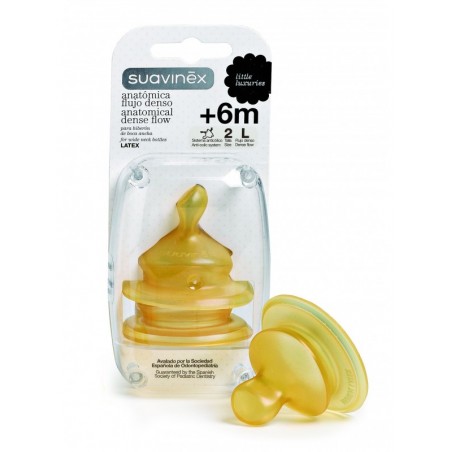 Suavinex Tetina Anatómica Boca Ancha T2 L 2 uds