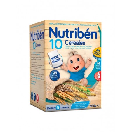 Nutribén Papilla 10 Cereales 600gr