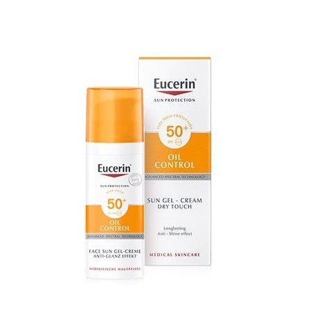 Eucerin Sun Gel Crema Oil Control Dry Touch SPF-50+ 50 ml