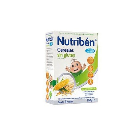 Nutribén Cereales Sin Gluten Papilla Leche Adaptada 300 gr