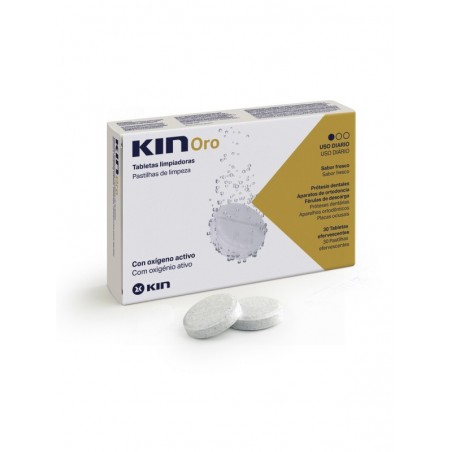 Kin Oro Tabletas Limpiadoras 30 Tabletas