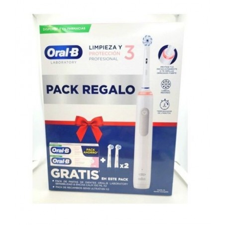 Oral-B Cepillo Eléctrico Limpieza y Protección Profesional 3 + Pasta Duplo Sensibilidad Calm 2 x 100ml