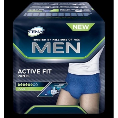 Tena Men Active Fit Pants Talla Media 9 uds