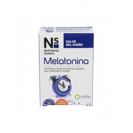 N+s Melatonina 30 Comp Masticables