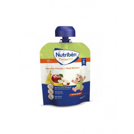 Nutribén Fruta &Go! Manzana y Plátano 90gr