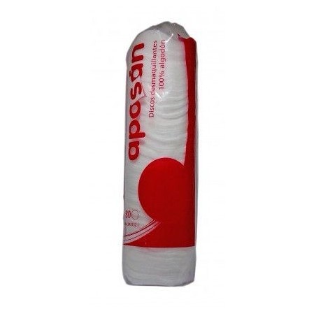 Discos Desmaquillaje Aposan 80 Uni.