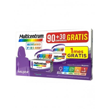 Multicentrum Mujer Pack 90 + 30 Comprimidos