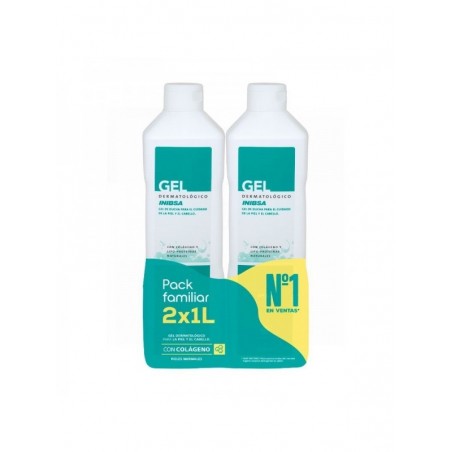 Inibsa Pack Familiar Gel Dermatológico 2 x 1000ml