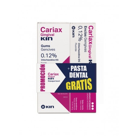 Cariax Gingival Enjuague Bucal 500ml + Pasta Dental 75ml
