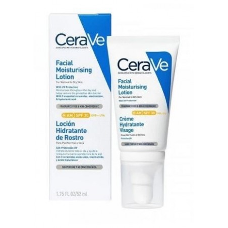 Cerave Loción Hidratante Rostro SPF-30 52 ml