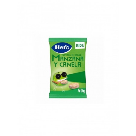 Hero Kids Tortitas Arroz Manzana y Canela 40g