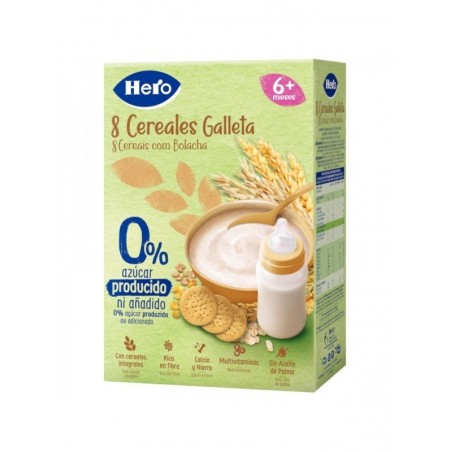 Hero 8 Cereales Galleta 340g