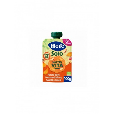 Hero Solo Sabor Patata Dulce Manzana y Plátano 100g