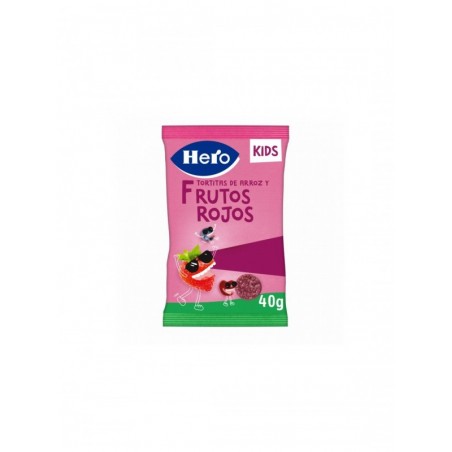 Hero Kids Tortitas Arroz y Frutos Rojos 40g