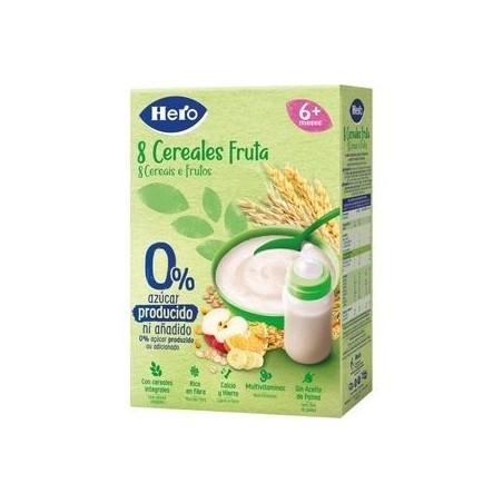 Hero 8 Cereales Fruta 340g