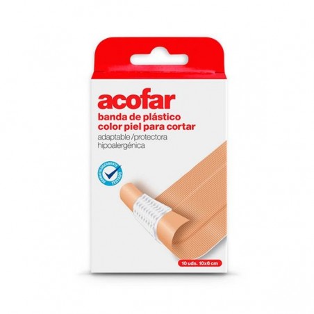 Acofar Apósito Adhesivo Piel 10x6cm 10uds