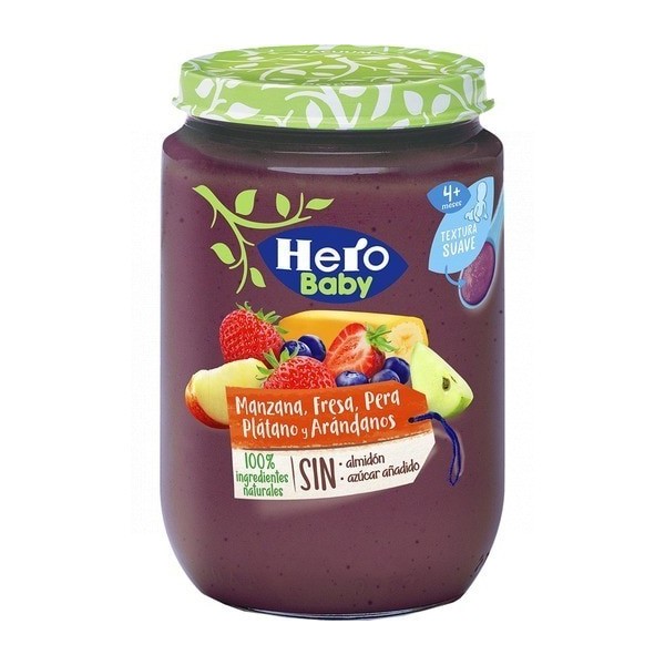 Hero Baby Manzana, Fresa, Pera y Arandanos