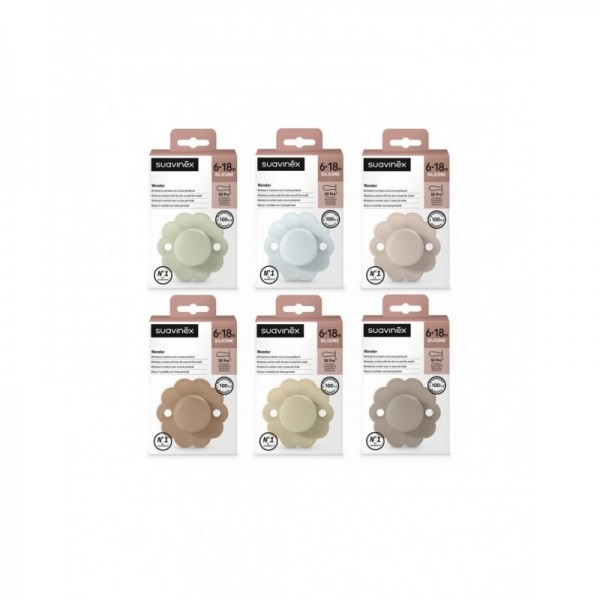 Suavinex Chupete Silicona Fisiológico Wonder Soft 6-18 M