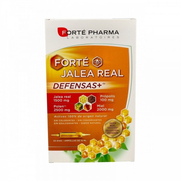 Forté Pharma Forte Jalea Real Defensas+ 20 Ampollas 10ml