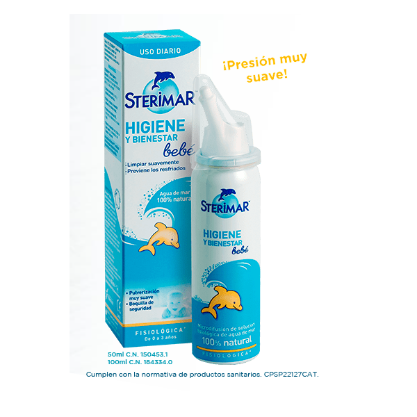 Sterimar Bebe Agua de Mar Limpiez Nasal 50 ml