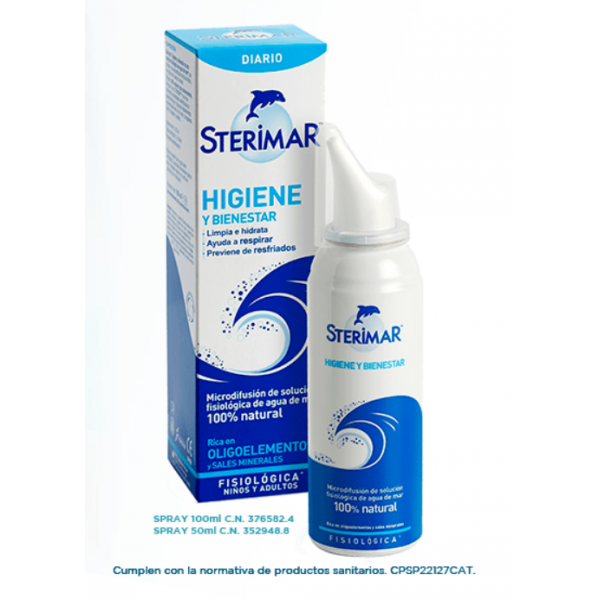 Sterimar Agua de Mar Limpiez Nasal 100ml